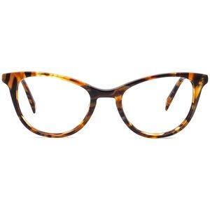 Warby Parker Madeleine M214 Eyeglass Frames, Oyster Shell Tortoise, Cat Eye, GUC